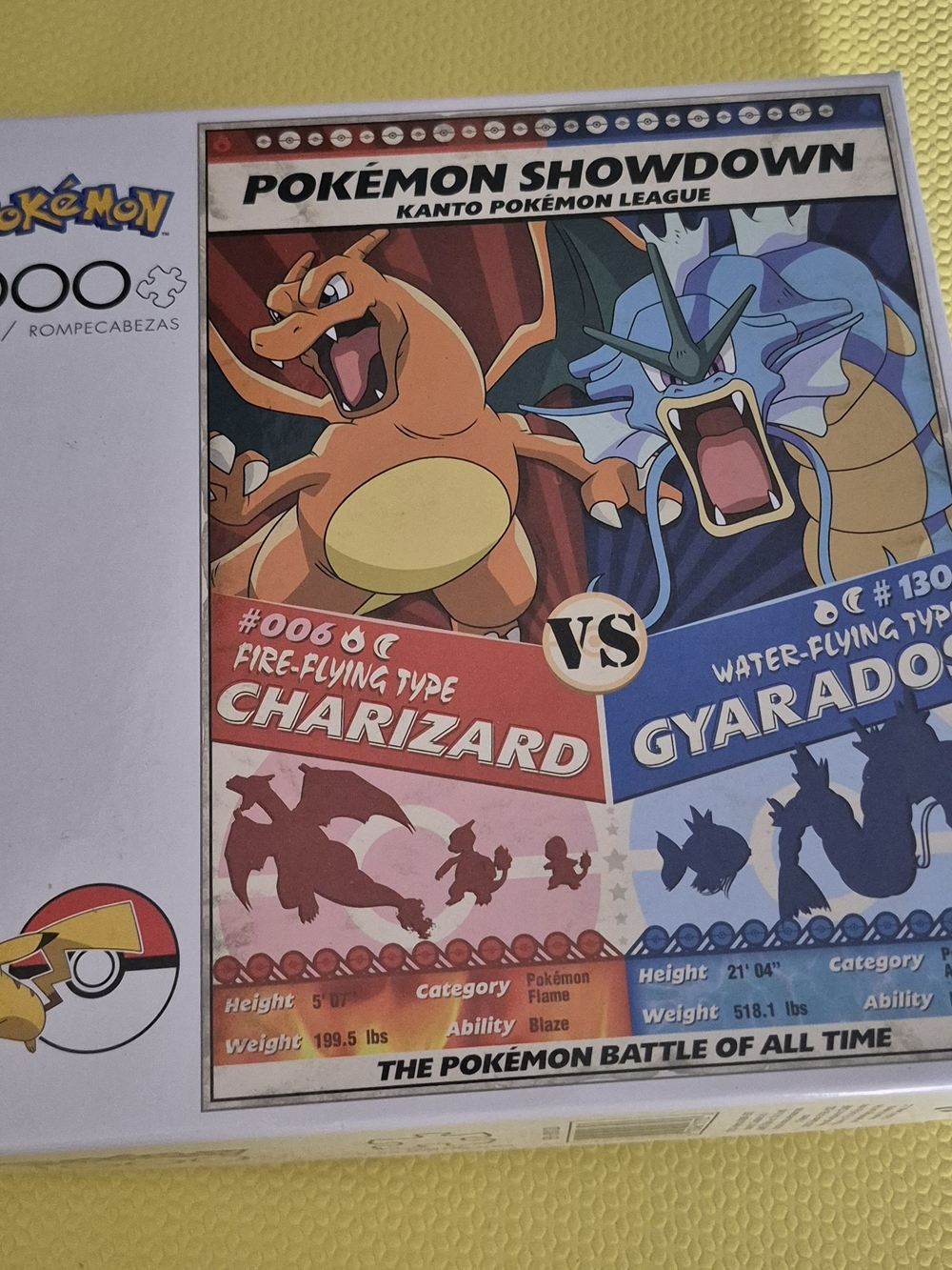 Pokémon Showdown Charizard vs Gyarados Puzzle - Multicolor